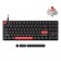 Клавиатура механическая Lemokey X1 87Key Keychron Red USB-A QMK/VIA EN/KZ/RU Red led черный