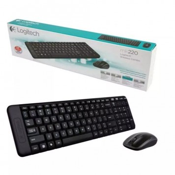Клавиатура+мышь Logitech Wireless Combo MK220 (920-003169)-1