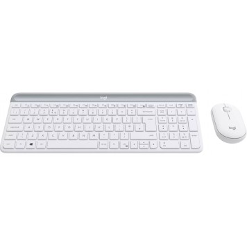 Клавитура + Мышь беспроводная Logitech  MK470-White/RUS/2.4GHZ/INTNL (920-009207)
