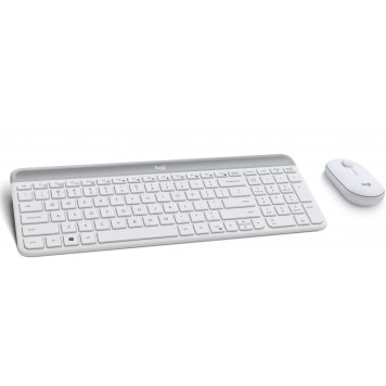 Клавитура + Мышь беспроводная Logitech  MK470-White/RUS/2.4GHZ/INTNL (920-009207)-1