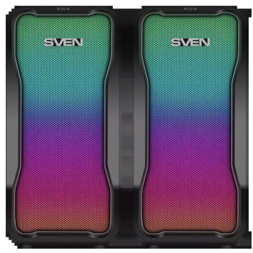 Колонки SVEN 435 черный 10 Вт/USB/Bluetooth/RGB-3