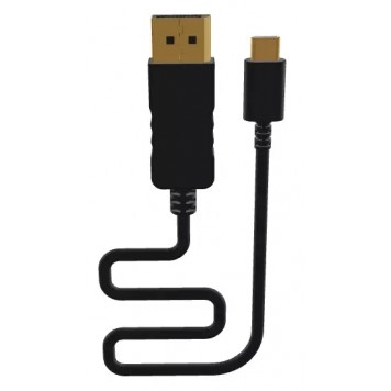 Конвертер Cablexpert USB-C to DisplayPort-male adapter 4K 60 Hz 2 m black