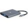 Конвертер Cablexpert USB Type-C 6-in-1 multi-port adapter (Hub3.1   HDMI   VGA   PD   card reader   stereo audio) space grey (A-CM-COMBO6-01)