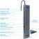 Конвертер Cablexpert USB Type-C 9-in-1 multi-port adapter (USB hub 3.0HDMIVGAPD   card reader   LAN   3.5 mm audio) space grey (A-CM-COMBO9-01)