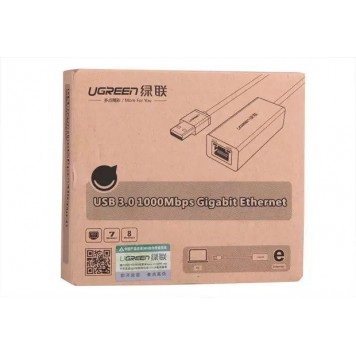 Конвертер UGREEN USB 3.0 на LAN RJ-45 (20254)-1