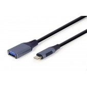 Конвертер USB-C на USB 3.0 (OTG AF) adapter space grey (A-USB3C-OTGAF-01)