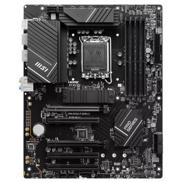 Материнская плата MSI PRO B760-P DDR4 II LGA1700 4xDDR4 4xSATA3 RAID 2xM.2 HDMI DP ATX