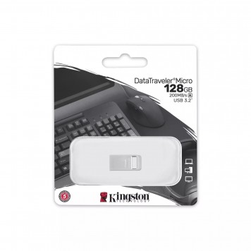 USB-накопитель Kingston DataTraveler® Micro USB DTMC3G2/128GB USB 3.2 Gen 1 200MB/s Metal-2