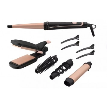 Мультистайлер Rowenta INFINITE LOOKS Black/Pink (CF4230F0) 5 насадок керамическое покрытие