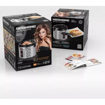 Мультиварка REDMOND RMK-M271 Black-Gray-9