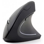 Мышка беспроводная Gembird эргономичная 6-button black MUSW-ERGO-01