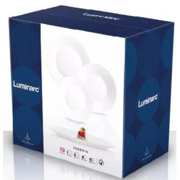 Столовый сервиз Luminarc Essence White 19 предметов (N1190)