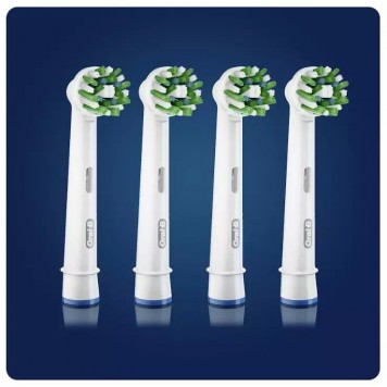 Насадки Oral-B Сross Action CleanMaximiser White для электрической зубной щетки 4 шт. для тщательного удаления налета-2