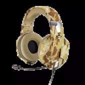Гарнитура игровая Trust GXT 322D CARUS HEADSET desert camo