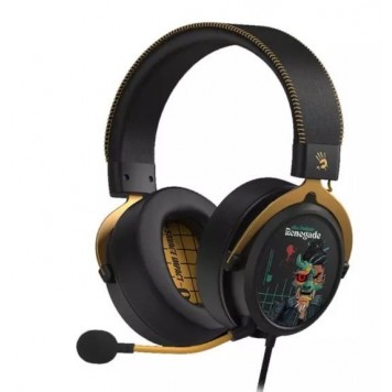 Наушники микрофон игровые A4tech Bloody M595 Renegade Black Midnight