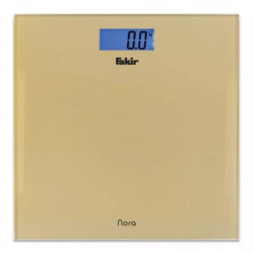 Цифровые напольные стеклянные весы Fakir NORA -золото