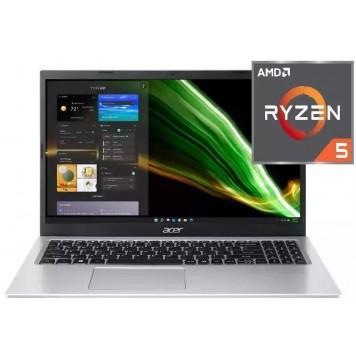 Ноутбук Acer Aspire 3 A315-24P 156  FHD IPS AMD Ryzen™ 5-7520U/16Gb/SSD 512Gb/Radeon™ Graphics/Gray/Dos(NX.KDEER.00G)