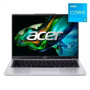 Ноутбук Acer Aspire Lite AL14-31P 14  FHD IPS 60Hz Intel® Core™ i3 N300/8Gb/SSD 512Gb/Intel® UHD Graphics /Silver/Dos(NX.KS9ER.001)