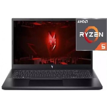 Ноутбук Acer Nitro V ANV15-41-R70B 15.6  FHD IPS 144Hz AMD Ryzen™ 5-7535HS/16Gb/SSD 512Gb/NVIDIA® GeForce RTX™ 2050-4GB/Black/Dos(NH.QSJER.001)