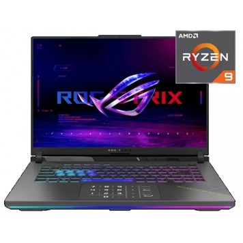 Ноутбук Asus ROG Strix G614FR-S5056 16  WQXGA IPS 240Hz AMD Ryzen™ 9 9955HX/16Gb/ SSD 1TB/RTX5070Ti 12Gb/Volt Green/Dos(90NR0NK8-M002K0)
