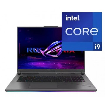 Ноутбук Asus ROG Strix G18 G814JIR-N6048 18 QHD 240Hz Intel Core i9-14900HX/16Gb/SSD 1Tb/NVIDIA GeForce RTX 4070-8Gb/Blacky/Dos(90NR0ID6-M002E0)