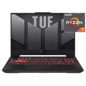 Ноутбук Asus TUF Gaming A15 FA507NUR-LP127 156  FHD IPS 144Hz AMD Ryzen™ 7 7435HS/16Gb/SSD 512Gb/NVIDIA® GeForce RTX™ 4050 6Gb/Mecha Gray/Dos(90NR0JP5-M007S0)