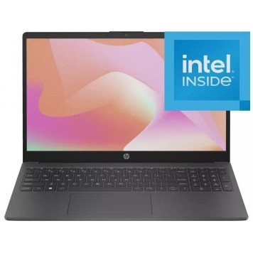 Ноутбук HP 15-fd0008ci 156  FHD Intel® N200/8Gb/SSD 256Gb/Intel® UHD Graphics /Slate gray/Dos(7P555EA)