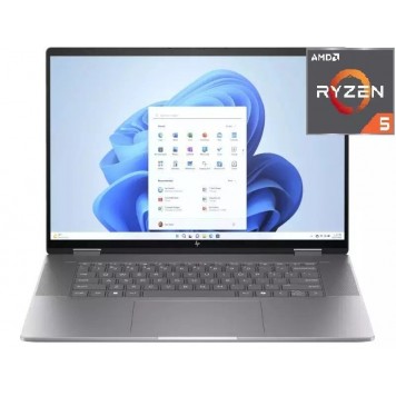 Ноутбук HP ENVY x360 16-ad0005ci 16.0  WUXGA AMD Ryzen™ 5 8640HS/16Gb/SSD 512Gb/AMD Radeon™ Graphics/Silver/Win11