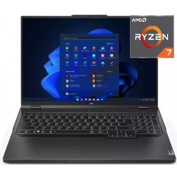 Ноутбук Lenovo Legion Pro 5 16ARX8 16  WQXGA IPS 165Hz AMD Ryzen™ 7 7745HX/16Gb/SSD 1000Gb/NVIDIA® GeForce RTX™ 4060 8Gb/Onyx Grey/Dos(82WM00HMRK)