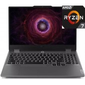 Ноутбук Lenovo LOQ 15ARP9 156  FHD IPS 144Hz AMD Ryzen™ 7 7435HS/16Gb/SSD 512Gb/NVIDIA® GeForce RTX™ 4050 6Gb/Luna Grey/Dos(83JC005JRK)