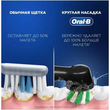 Электрическая зубная щетка ORAL_B Vitality Pro D103.423.3H Black  + Дополнительная насадка тип 3708-1