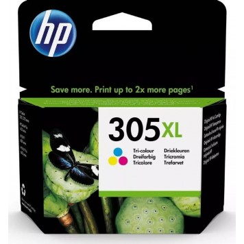 Оригинальный струйный картридж увеличенной емкости HP 305XL трехцветный (3YM63AE)