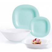 Столовый сервиз Luminarc Carine Light TurquoiseWhite 19 предметов
