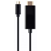 Переходник Cablexpert USB-C to HDMI-male adapter 4K 60Hz 2 m black A-CM-HDMIM-02