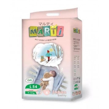 Подгузники Marti L 54 (9-14 кг)