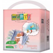 Подгузники Marti L21( 9-14кг)