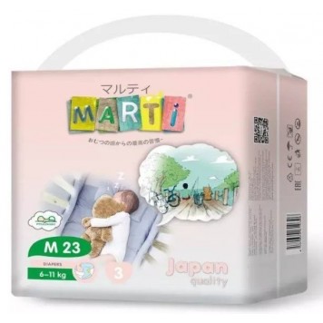 Подгузники Marti M23( 6-11кг)