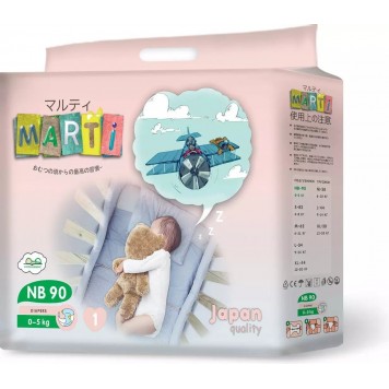 Подгузники Marti NB 90 (0-5кг)
