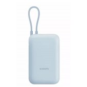 Портативный внешний аккумулятор Xiaomi Power Bank 10000mAh (Integrated Cable) Ice Blue GL P15ZM/BHR9073GL Голубой
