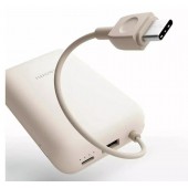 Портативный внешний аккумулятор Xiaomi Power Bank 10000mAh (Integrated Cable) Tan P15ZM Бежевый