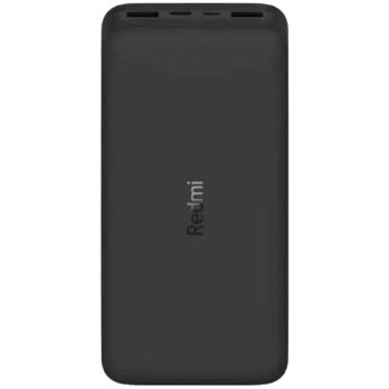 Внешний аккумулятор c функцией быстрой зарядки Xiaomi Redmi (20000mAh 18W) Black