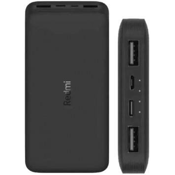Внешний аккумулятор c функцией быстрой зарядки Xiaomi Redmi (20000mAh 18W) Black-1