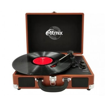 Проигрыватель виниловый Ritmix LP-160B коричневый
