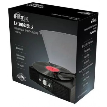 Проигрыватель виниловый Ritmix LP-200B черный-3
