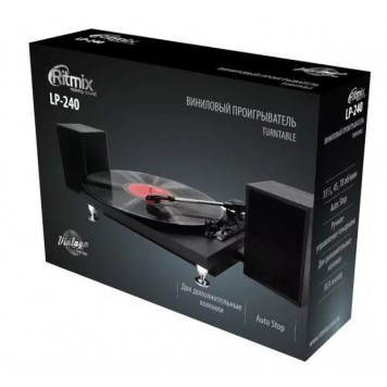 Проигрыватель виниловый Ritmix LP-240 Black Wood-3