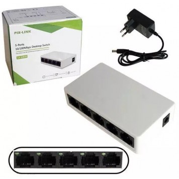 Rоммутатор 5-портовый Pix-Link LV-SW05-G-3