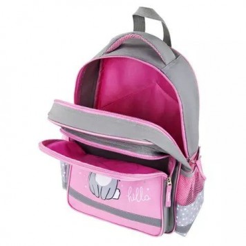 Рюкзак детский Пифагор Adorable bunny Grey-Pink 15л Полиэстер 38x28х14 (270654)-4