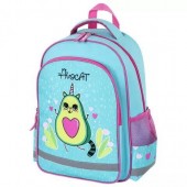 Рюкзак детский Пифагор Avocat Turquoise-Pink 15л Полиэстер 38x28х14 (270652)