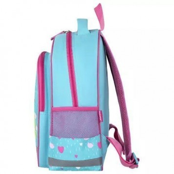 Рюкзак детский Пифагор Avocat Turquoise-Pink 15л Полиэстер 38x28х14 (270652)-2