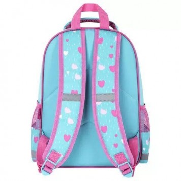 Рюкзак детский Пифагор Avocat Turquoise-Pink 15л Полиэстер 38x28х14 (270652)-3